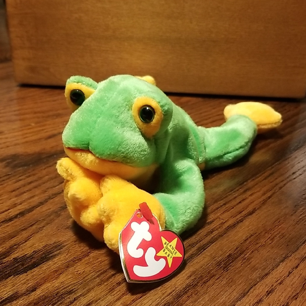 Ty Beanie Babies Smoochy the Frog